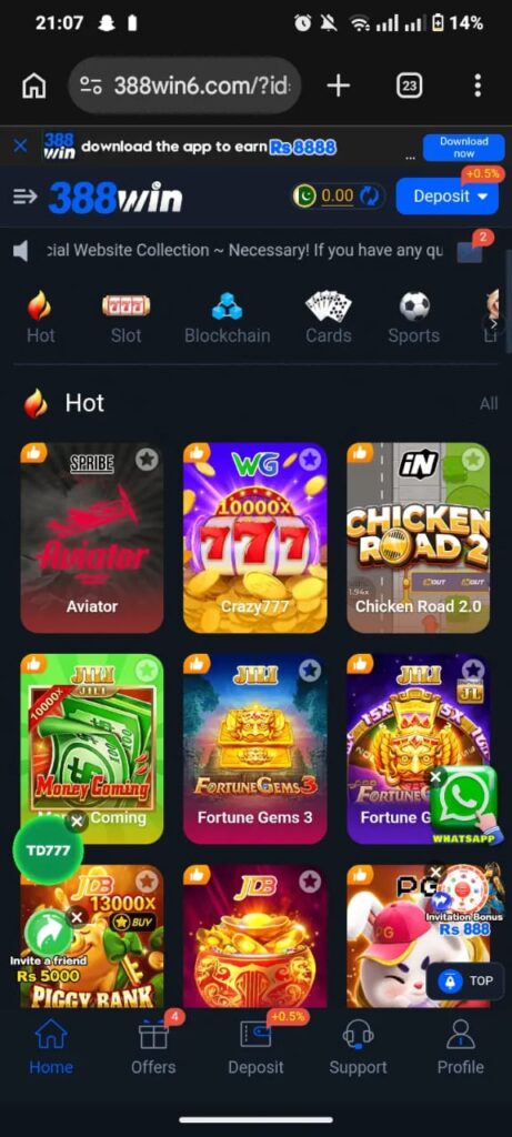 Download 388win Game and Earn from Now.