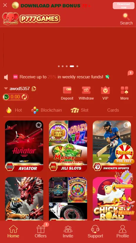 P777 Game  is online earning platform