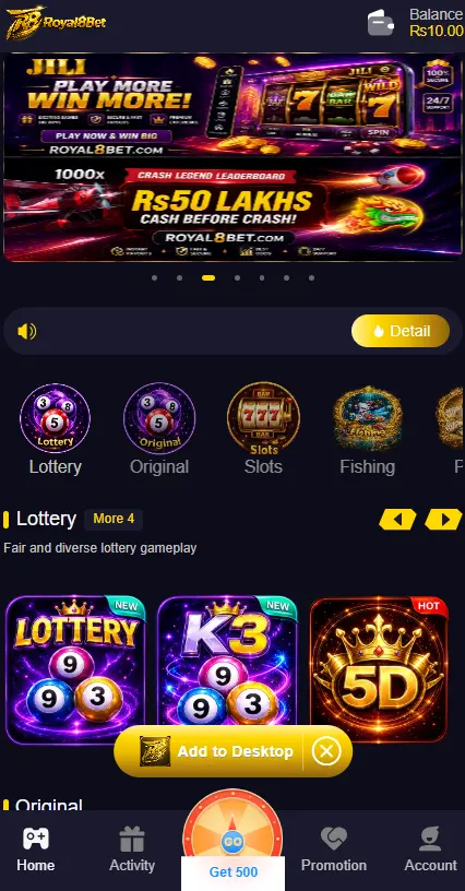 Royal8bet Game free to download
