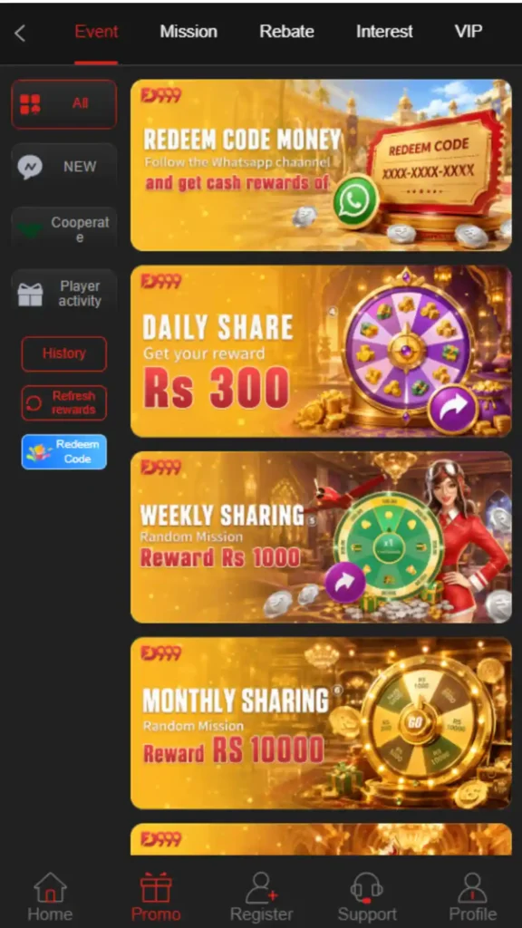 Download and earn from FD999 Game