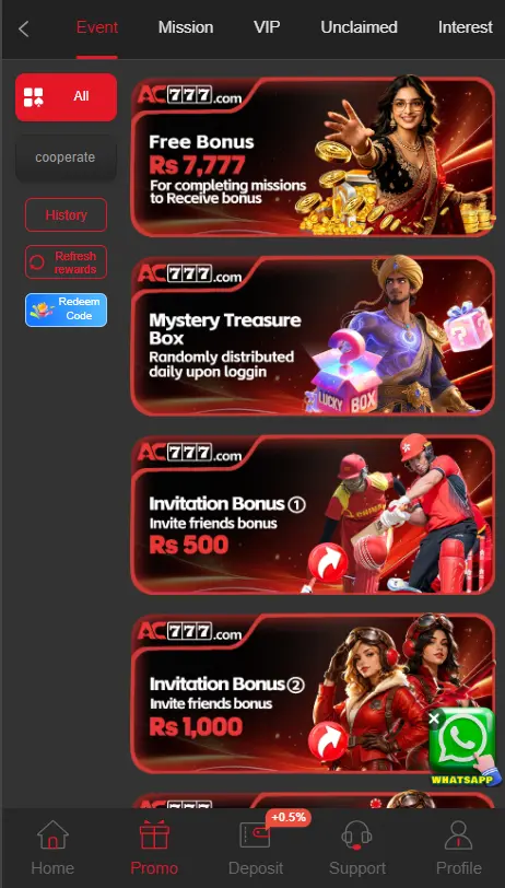 play and earn from Ac777 gaming platform